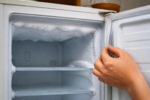 Ghiaccio nel congelatore con il caldo: il punto della guarnizione da controllare prima di sbrinare