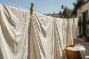 Lenzuola asciutte ma rigide: l’errore di sole e detersivo che le rovina in estate